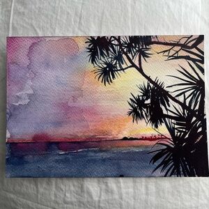 ✨2 for 80✨ Maja Wronska Palawan Sunset Painting